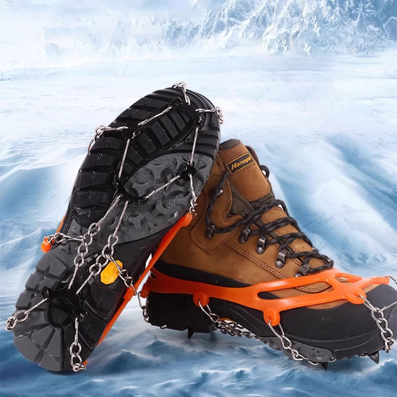 Outdoor Anti-Slip Crampons – Stainless Steel Spikes, Quick-On, Multi-Sport ✨