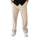🏷️ Easy Fit, Everyday Style | Men's Drawstring Straight-Leg Pants