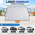 🚗 Magnetic Windshield Cover – All-Season Sun, Snow & Frost Protector for Cars, SUVs & Trucks