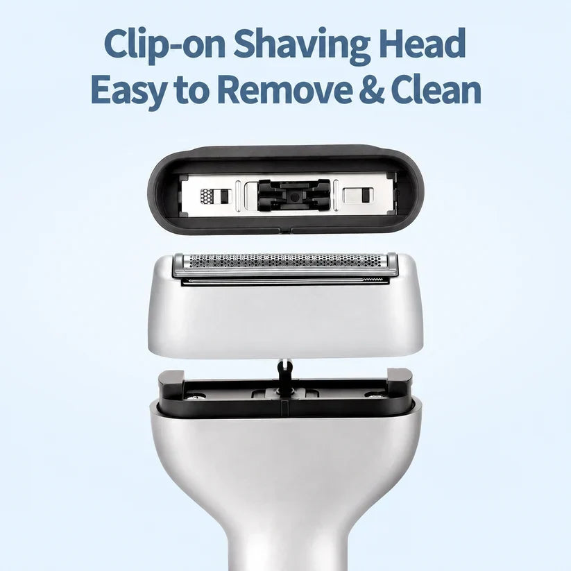 🪒Men's Rechargeable Foil Electric Shaver ⚡🧔– Efficient Close Shaving, Cordless Portable Wet & Dry Beard Razor for Daily Grooming