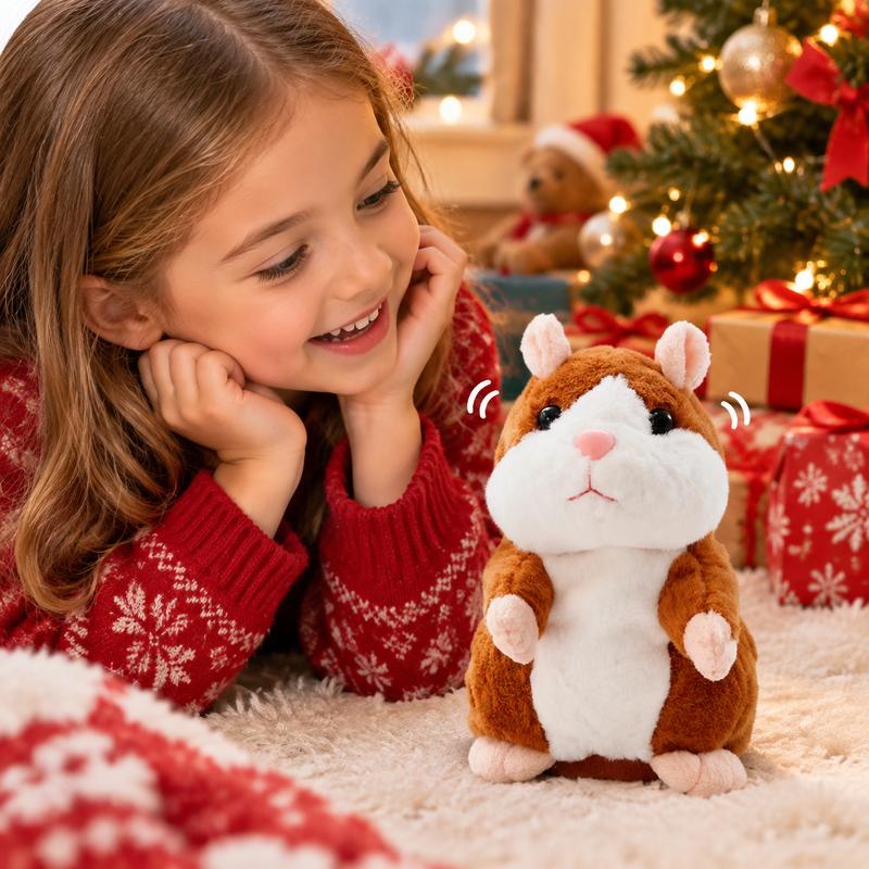 Cheeky Hamster — Talk & Repeat Plush Toy, Perfect for Gifting