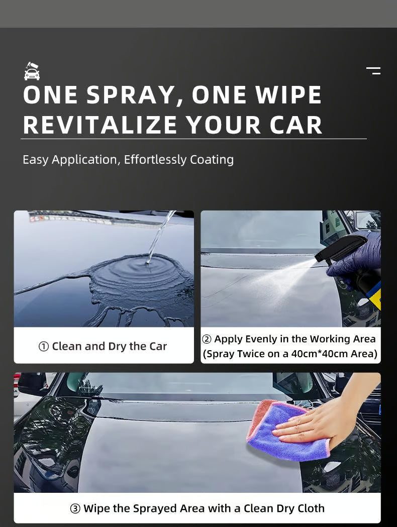 🔥Final 3 Hours: 60% OFF-🚘Advanced Car Quick-acting Coating Agent Spray (New Packaging, Enhanced Performance!)
