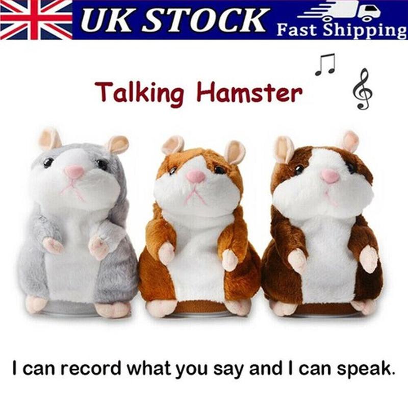 Cheeky Hamster — Talk & Repeat Plush Toy, Perfect for Gifting