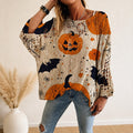 Women's Halloween Knit Sweater Top
