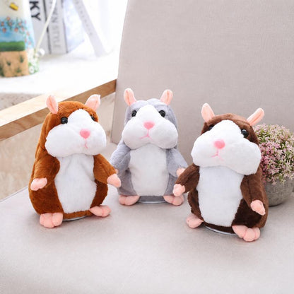 Cheeky Hamster — Talk & Repeat Plush Toy, Perfect for Gifting