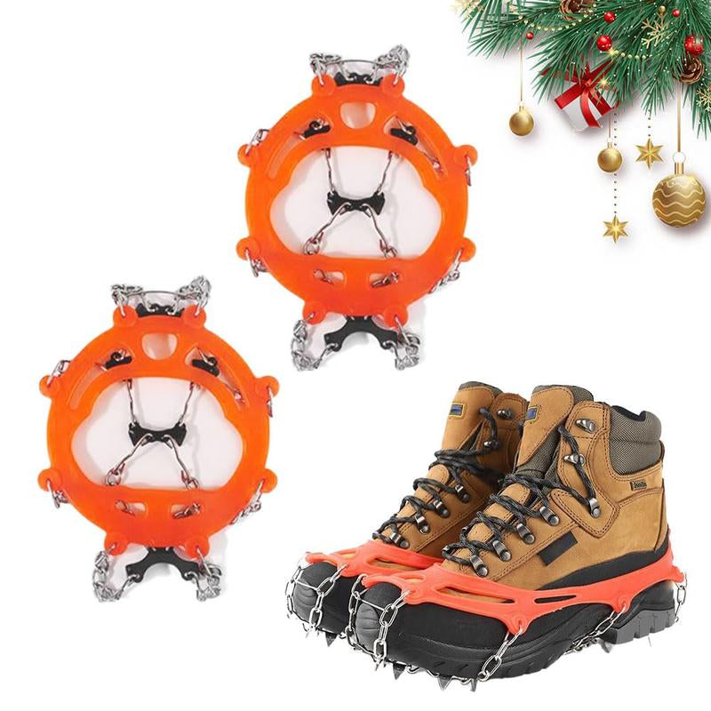 Outdoor Anti-Slip Crampons – Stainless Steel Spikes, Quick-On, Multi-Sport ✨