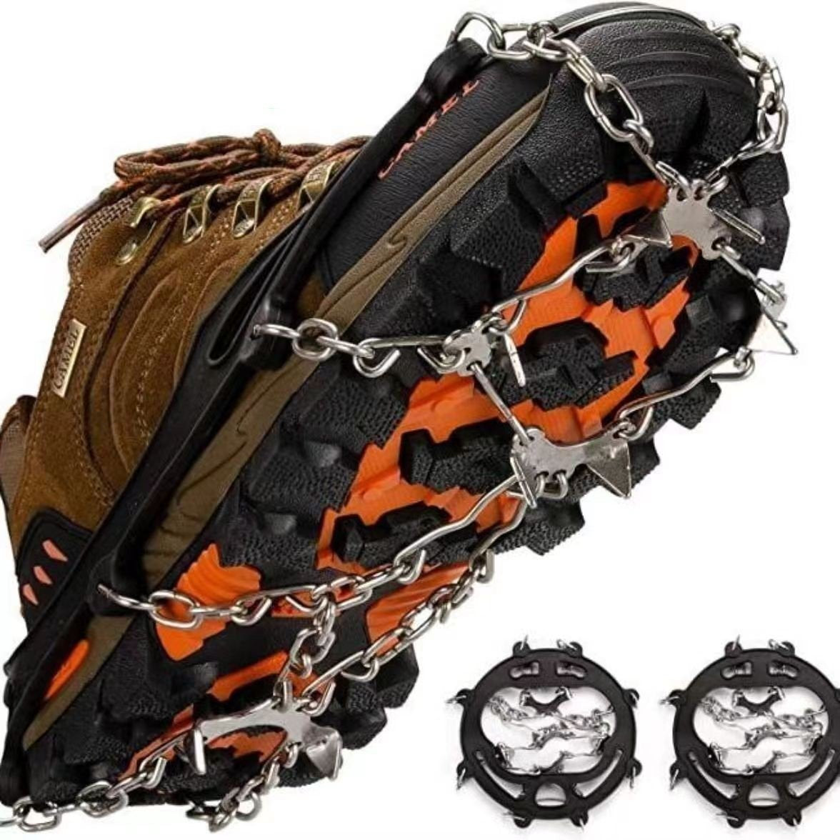 Outdoor Anti-Slip Crampons – Stainless Steel Spikes, Quick-On, Multi-Sport ✨