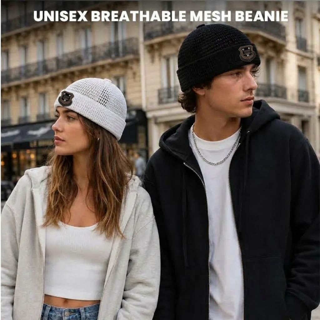 Men's 3-Pack Feather-Soft Blended Yarns Mesh Netting Beanies