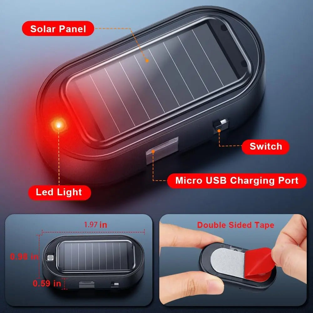 🔥BUY 1 GET 1 FREE🔥Car Solar Power Simulated Dummy Alarm