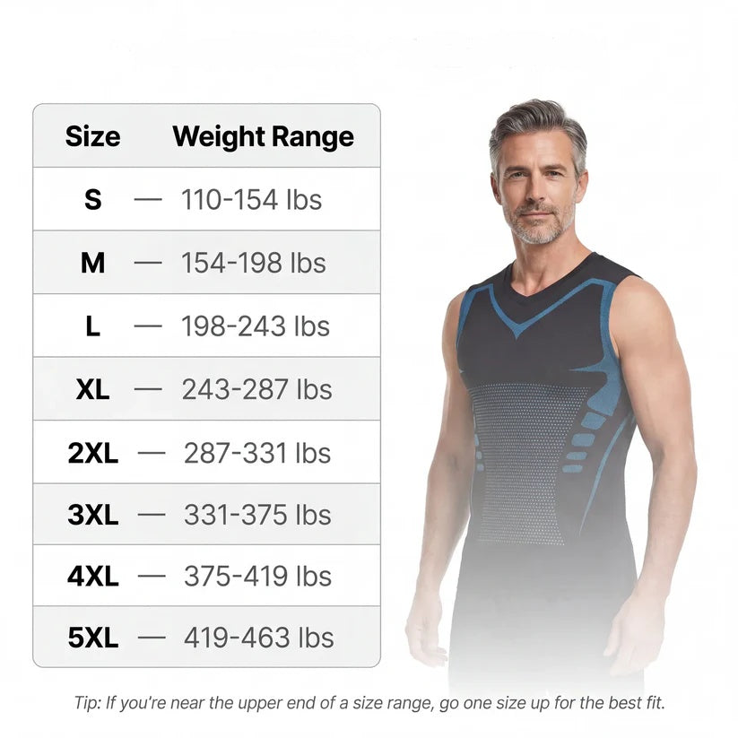 ☀️ Summer Best-Seller 50% OFF 👔 Compression Shaping Shirt Men — Feel the Power of 🦁 Confidence · ⚡ Energy · 💪 Strength
